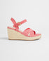 <P>Metallic Espadrille Wedge</P>